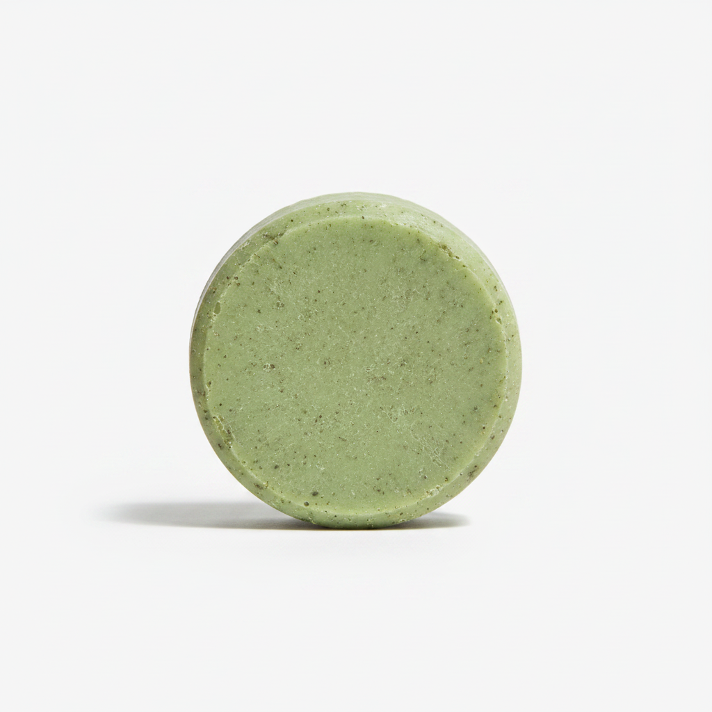 שמפו מוצק (Solid Shampoo) עם שמן קיק ורוזמרין